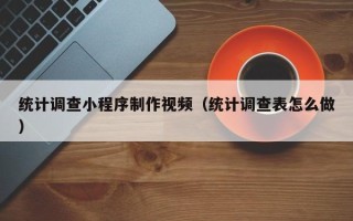 广安统计调查小程序制作视频（统计调查表怎么做）